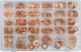 ZESTAW PODKŁADEK MIEDZIANYCH 580 SZT.