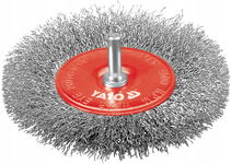 SZCZOTKA TARCZOWA Z TRZPIEN. 100MM INOX
