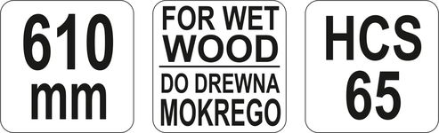 BRZESZCZOT 610MM DO DREWNA MOKREGO