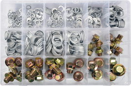 ZESTAW PODKŁADEK ALUMINIOWYCH I KORKÓW