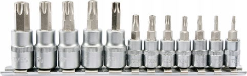 ZESTAW KLUCZY TORX SECUR NA SZYNIE 12CZ.