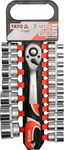 YT-38681 KOMPLET NASADEK Z GRZECHOTKĄ 1/2", 19 CZ