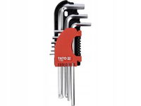 KLUCZE HEX 9CZ. 2-10MM Cr-V