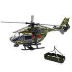 DLA DZIECI HELIKOPTER WOJSKOWY  ŚWIATŁA DŹWIĘKI AKCESORIA