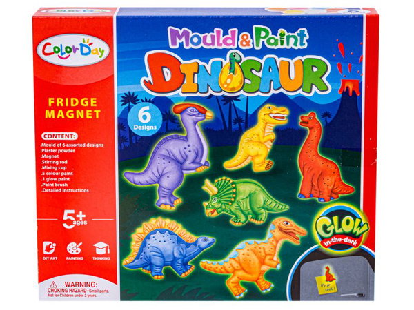 DINOZAURY  ZESTAW STWÓRZ MAGNES,AKCESORIA