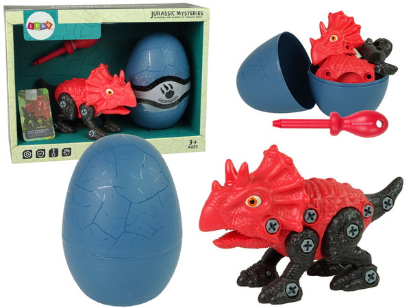 DLA DZIECI ZESTAW DINOZAUR Z JAJKIEM DIY ŚRUBOKRĘT
