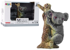 ZWIERZĘTA  FIGURKA KOALA NA DRZEWIE ZOO