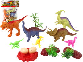 ZESTAW FIGUREK DINOZAURÓW Z AKCESORIAMI