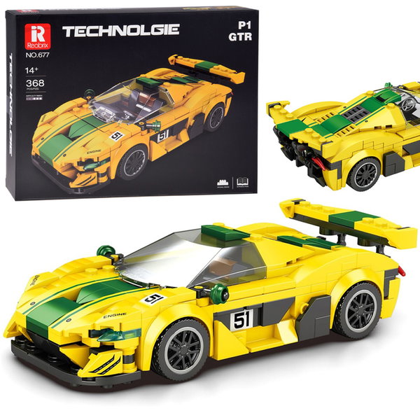 ZESTAW KLOCKI TECHNICZNE SPORTOWE AUTO
