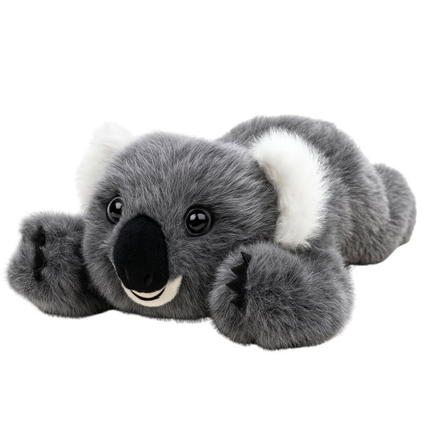 DLA DZIECI PLUSZOWA MASKOTKA MIŚ KOALA SZARY