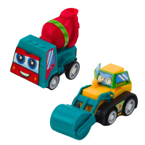 DLA DZIECI ZESTAW MINI AUTKA BUDOWLANE Z NAPĘDEM