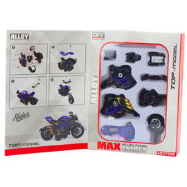 METALOWY MOTOCYKL  DO ZŁOŻENIA 