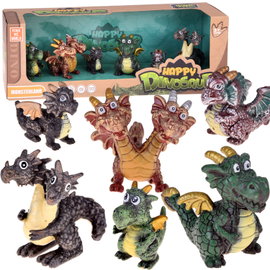 KOLEKCJA MAGICZNYCH SMOKÓW  FIGURKI 