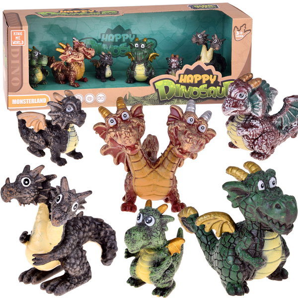 KOLEKCJA MAGICZNYCH SMOKÓW  FIGURKI 