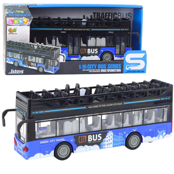 ZABAWKOWY DLA DZIECI MIEJSKI PIĘTROWY  AUTOBUS 