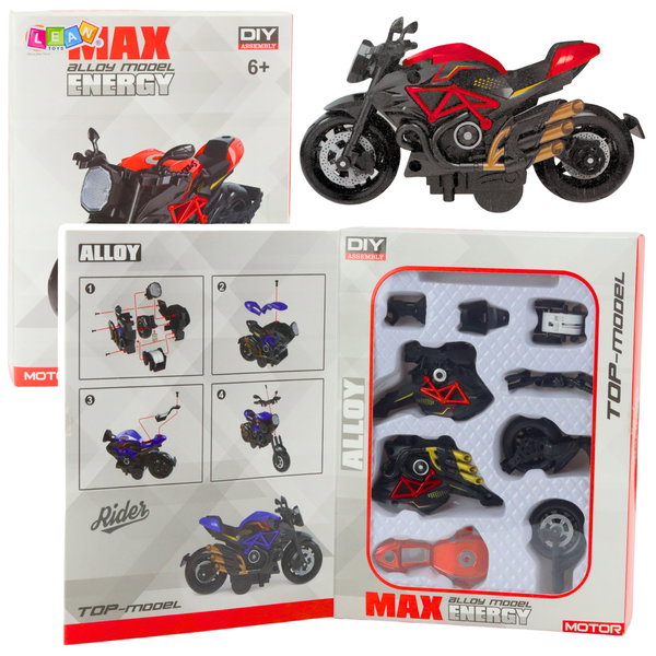 METALOWY MODEL MOTOCYKLA DO SAMODZIELNEGO SKŁADANIA 