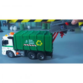 DLA NAJMŁODSZYCH ZABAWKOWA SMIECIARKA DŻWIEKI 
