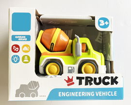 DLA DZIECI ŻÓŁTA  BETONIARKA Z EFEKTAMI DŹWIĘKOWYMI 