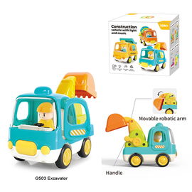 ZESTAW BUDOWLANY  KOPARKA DLA MALUCHÓW  