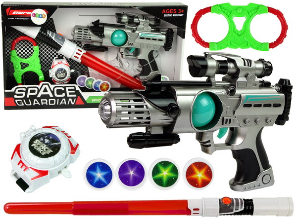 DLA DZIECI PISTOLET  SUPERBOHATERA KOSMICZNEGO 