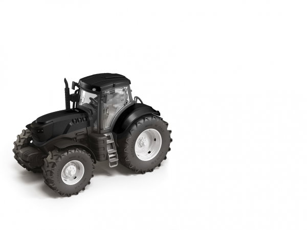 ELEGANCJA WKOLORZE  CZERNI TRAKTOR ZABAWKOWY 