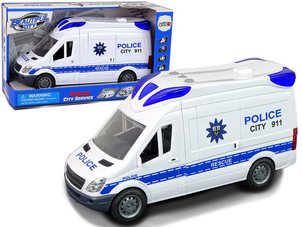 DLA DZIECI RADIOWÓZ  POLICJI Z ŚWIATŁEM I DŹWIĘKIEM