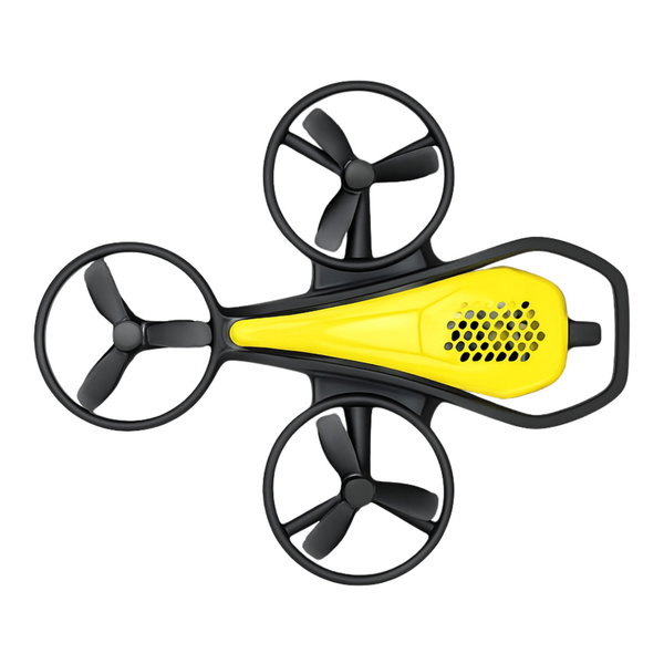 LATAJACY ZABAWNY STEROWANY DRON ŻÓŁTY 