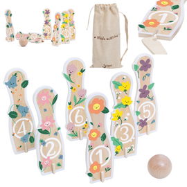 ZABAWKOWE KREGLE  DREWNIANE 