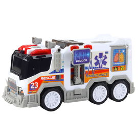 IDEALNA DLA MAŁYCH RATOWNIKÓW  KARETKA Z NAPĘDEM ŚWIATŁA