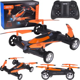 DRON Z KAMERKĄ 2W1 STEROWANY  LATA 