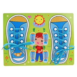 DLA DZIECI PUZZLE BUTÓW  ZABAWA W NAWLEKANIE