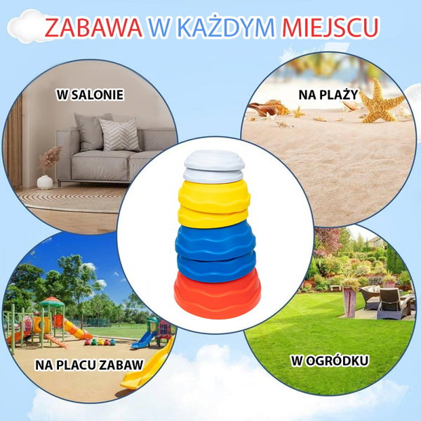 ZESTAW  KAMIENI SENSORYCZNYCH DO TRENINGU 