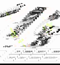 ZABAWA W UKŁADANIE ZWIERZĘCEJ ŁAMIGŁÓWKI PUZZLE