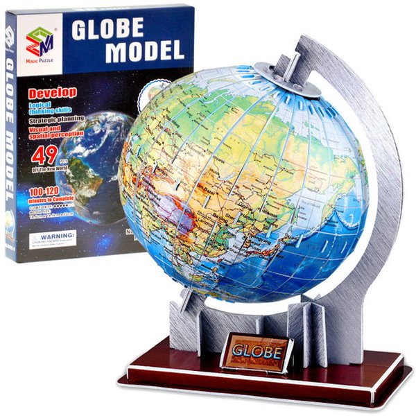 DLA DZIECI PUZZLE  KULA ZIEMSKA  GLOBUS 