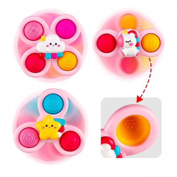 KOSMICZNY SENSORYCZNY SPINNER  ZESTAW