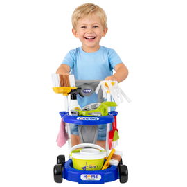 DLA DZIECI SUPER ZESTAW SPRZĄTANIA Z AKCESORIAMI 