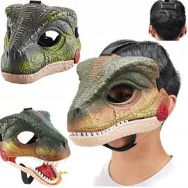 DLA DZIECI INTERAKTYWNA MASKA DINOZAURA 