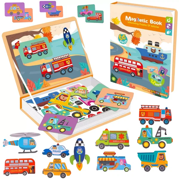 DLA DZIECI PUZZLE  ŚRODKI TRANSPORTU 