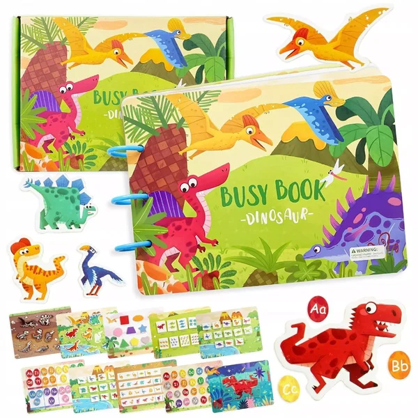 DLA DZIECI ZABAWNA NAUKA  PUZZLE DINOZAURY