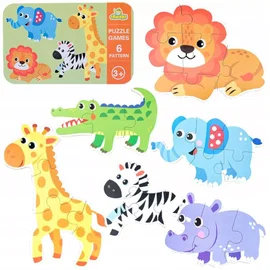 DLA DZIECI  PUZZLE DLA MALUCHÓW ZWIERZĘTA 