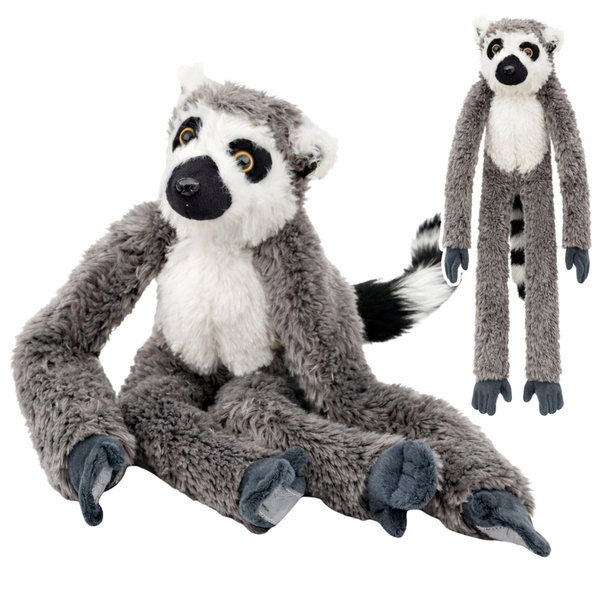 DLA DZIECI  LEMUR Z RZEPAMI MASKOTKA 