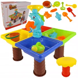 DLA DZIECI ZESTAW DELFIN MŁYN DO PIASKU I WODY -