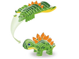 DLA DZIE ZBUDUJ WŁASNEGO DINOZAURA PUZZLE