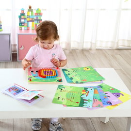 DLA DZIECI ZABAWKA EDUKACYJNA Z PINEZKAMI 