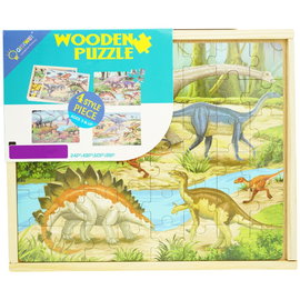 DLA DZIECI KOLOROWY ZESTAW DREWNIANYCH PUZZLI