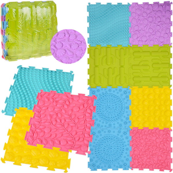 DLA DZIECI GUMOWE PUZZLE SENSORYCZNE