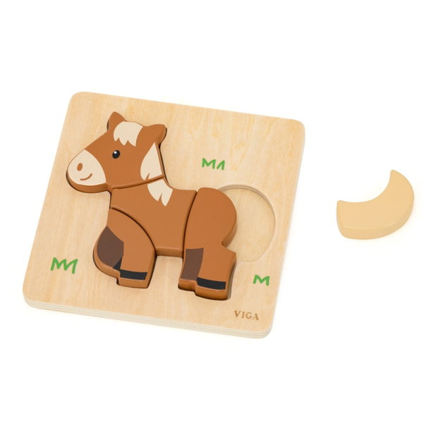 DLA DZIECI INTERAKTYWNE PUZZLE DREWNIANE 