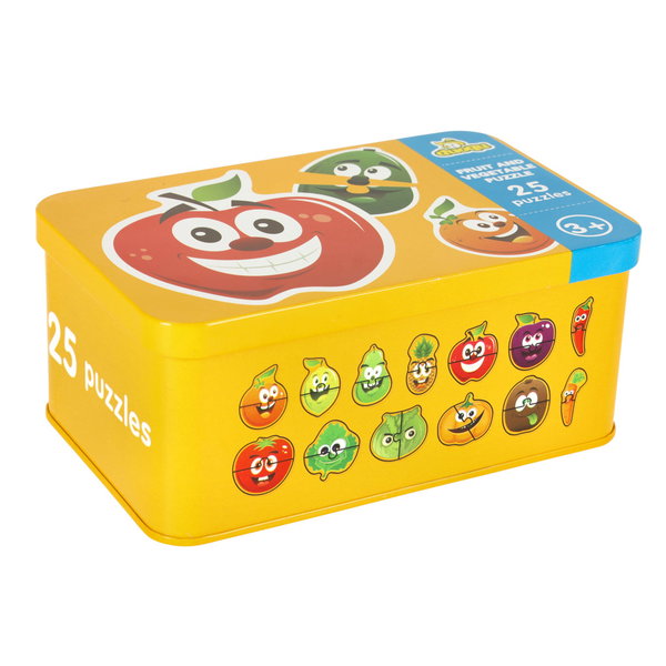 DLA DZIECI  KOLOROWE  OWOCE I WARZYWA PUZZLE