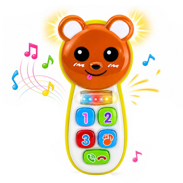 DLA DZIECI Z DZWIEKIEM TELEFON MIŚ 