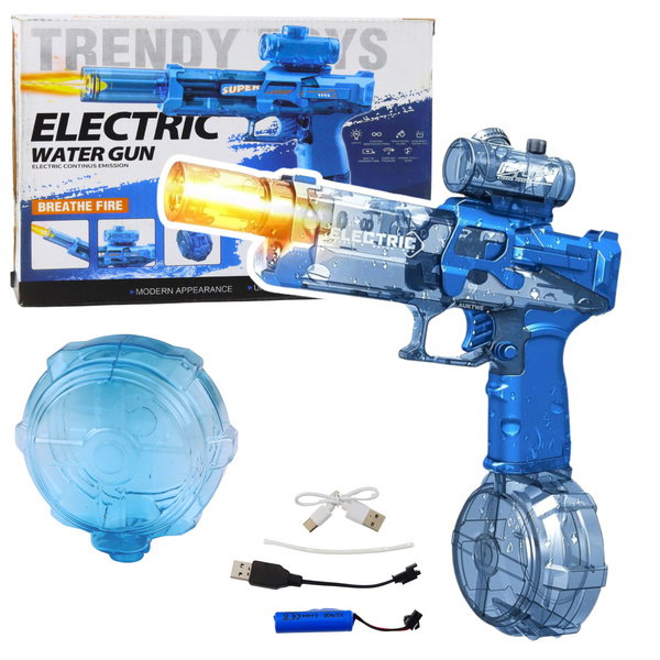 DLA DZIECI Z ŚWIATŁEM PISTOLET WODNY 